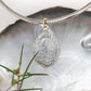 Knitting Wrapped Mabe Pearl Pendant 