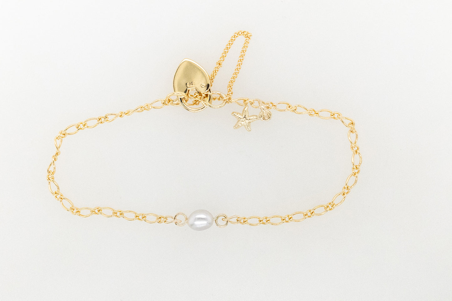 Starfish & Abrolhos Keshi Pearl Locket Bracelet