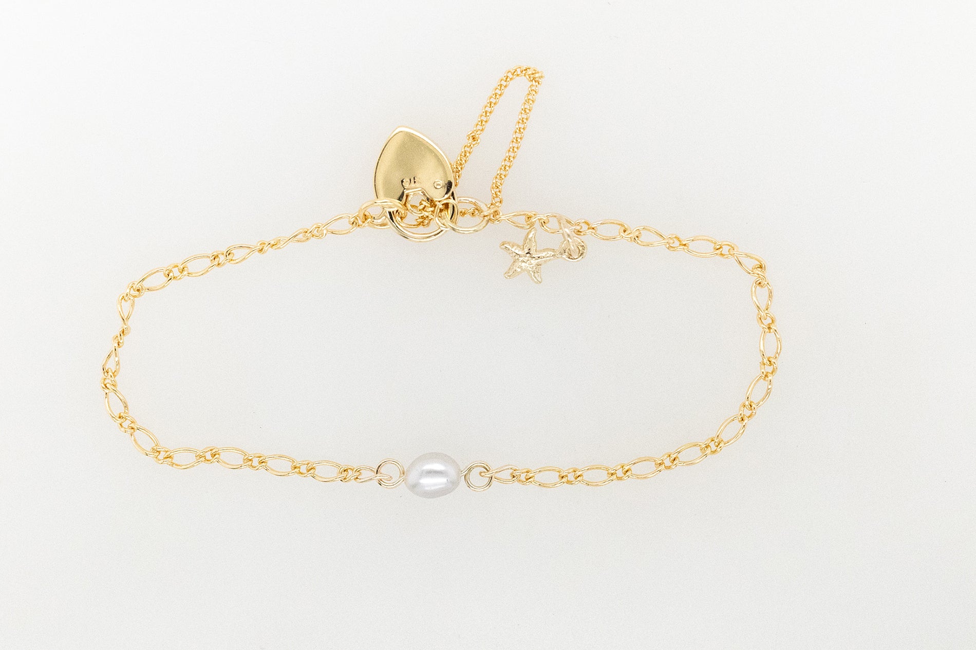 Starfish & Abrolhos Keshi Pearl Locket Bracelet