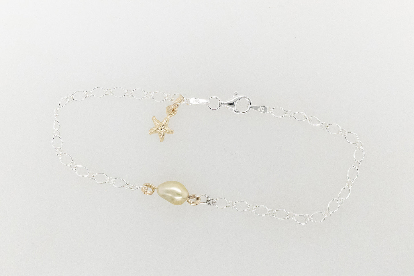 Starfish & Abrolhos Keshi Pearl Bracelet