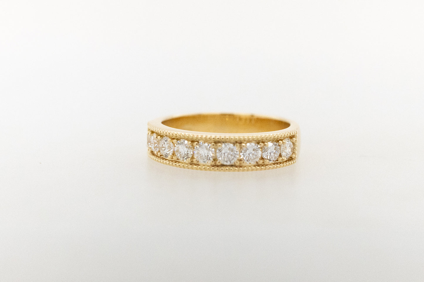 Wedding Ring Diamond Pave-Set