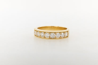 Wedding Ring Diamond Pave-Set