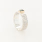 Green Sapphire Textured Gents Ring