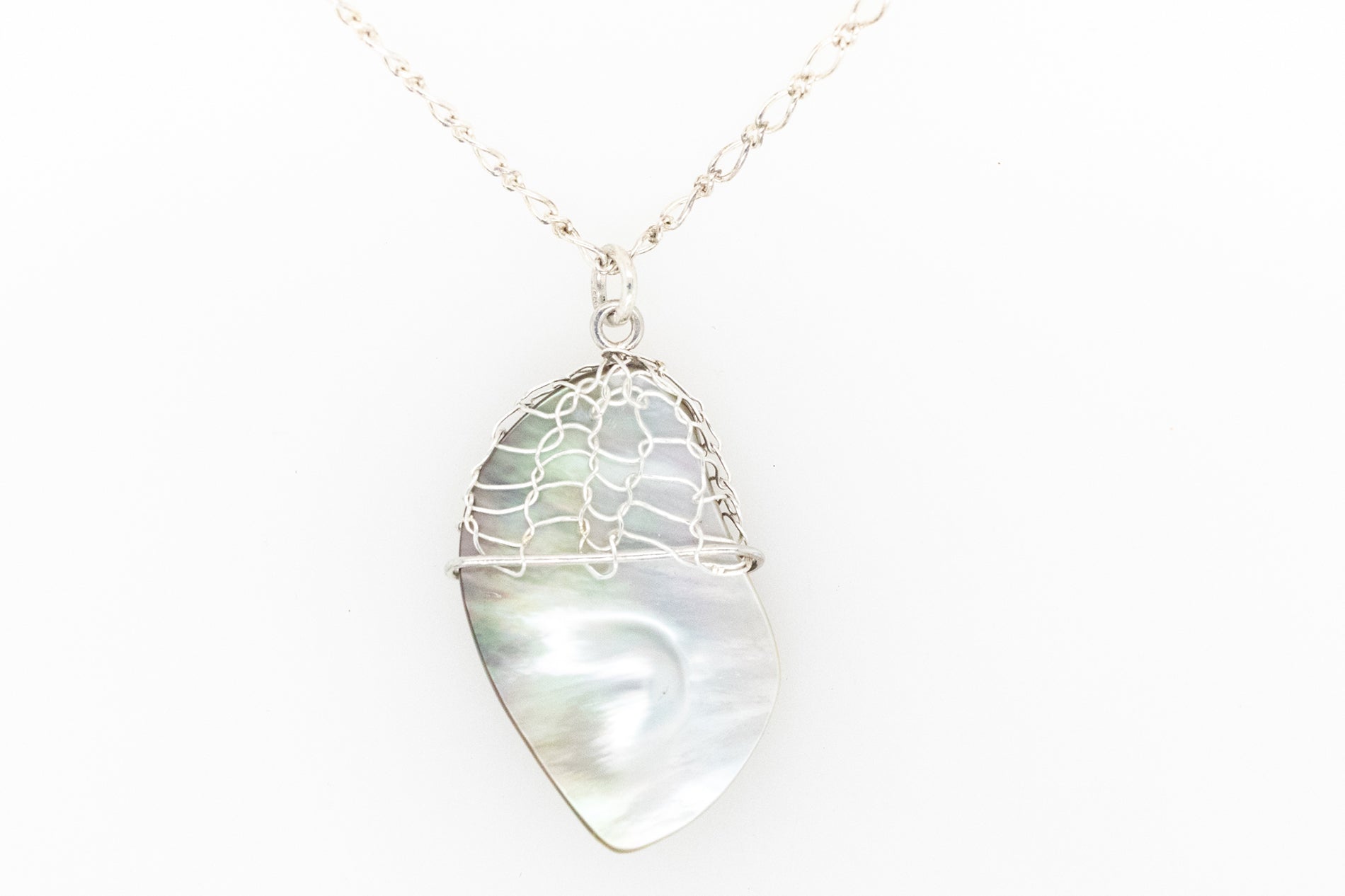 French Knitted Abrolhos Island Mabe Pearl Pendant 
