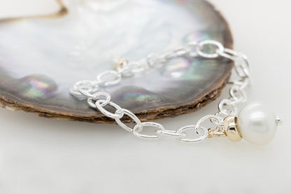 Two Tone  South Sea Pearl bracelet 