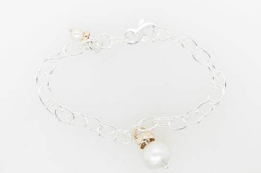 Two Tone  South Sea Pearl bracelet 