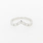 Star-Set Pointed Wedding Ring