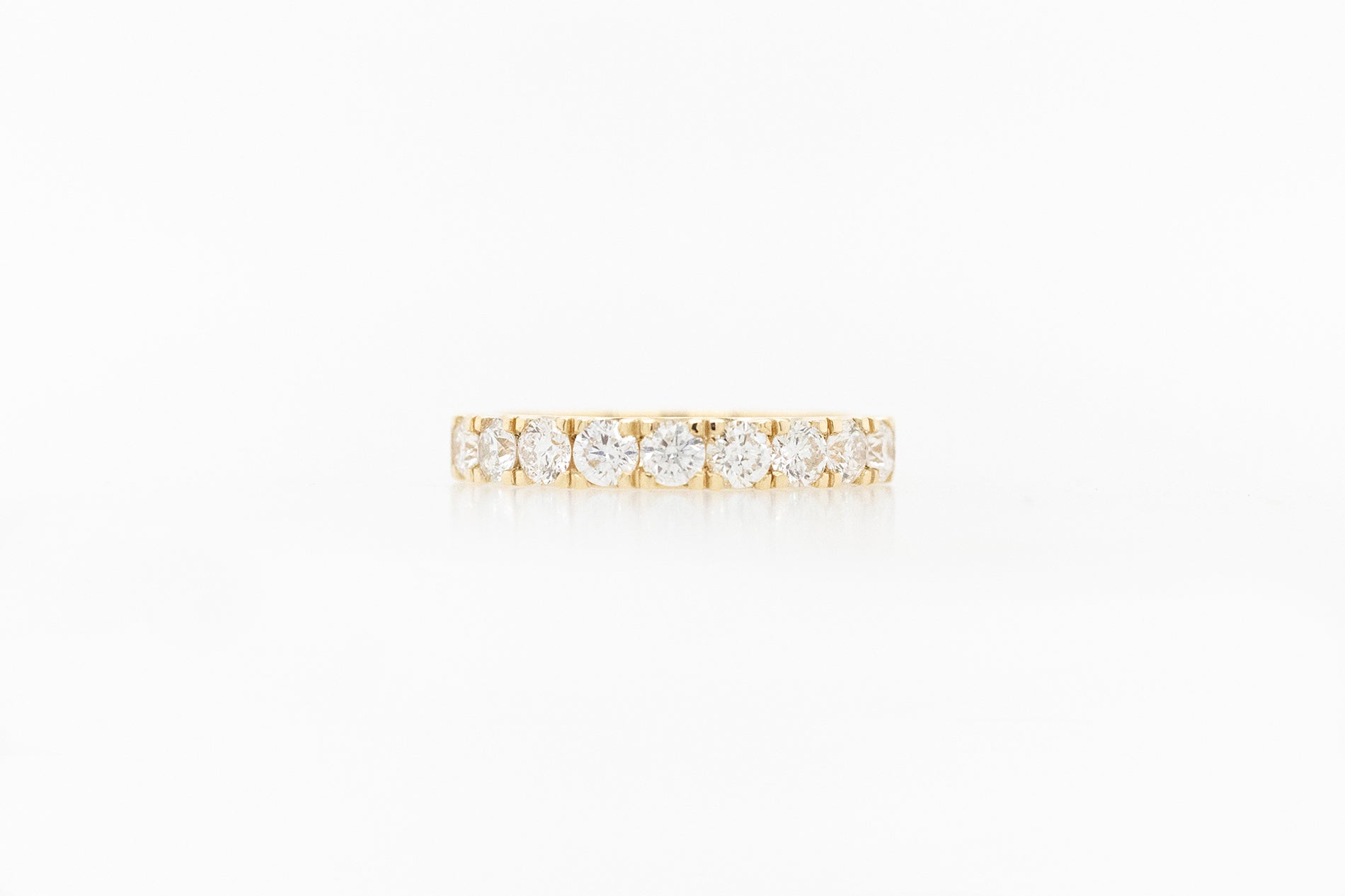 Fishtail-Set Wedding Ring 0.10ct 