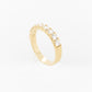 Fishtail-Set Wedding Ring 0.10ct 