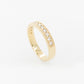 Milgrain-Set Wedding Ring 0.03ct