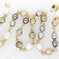 French Knitted Multi Strand Pearl Necklace