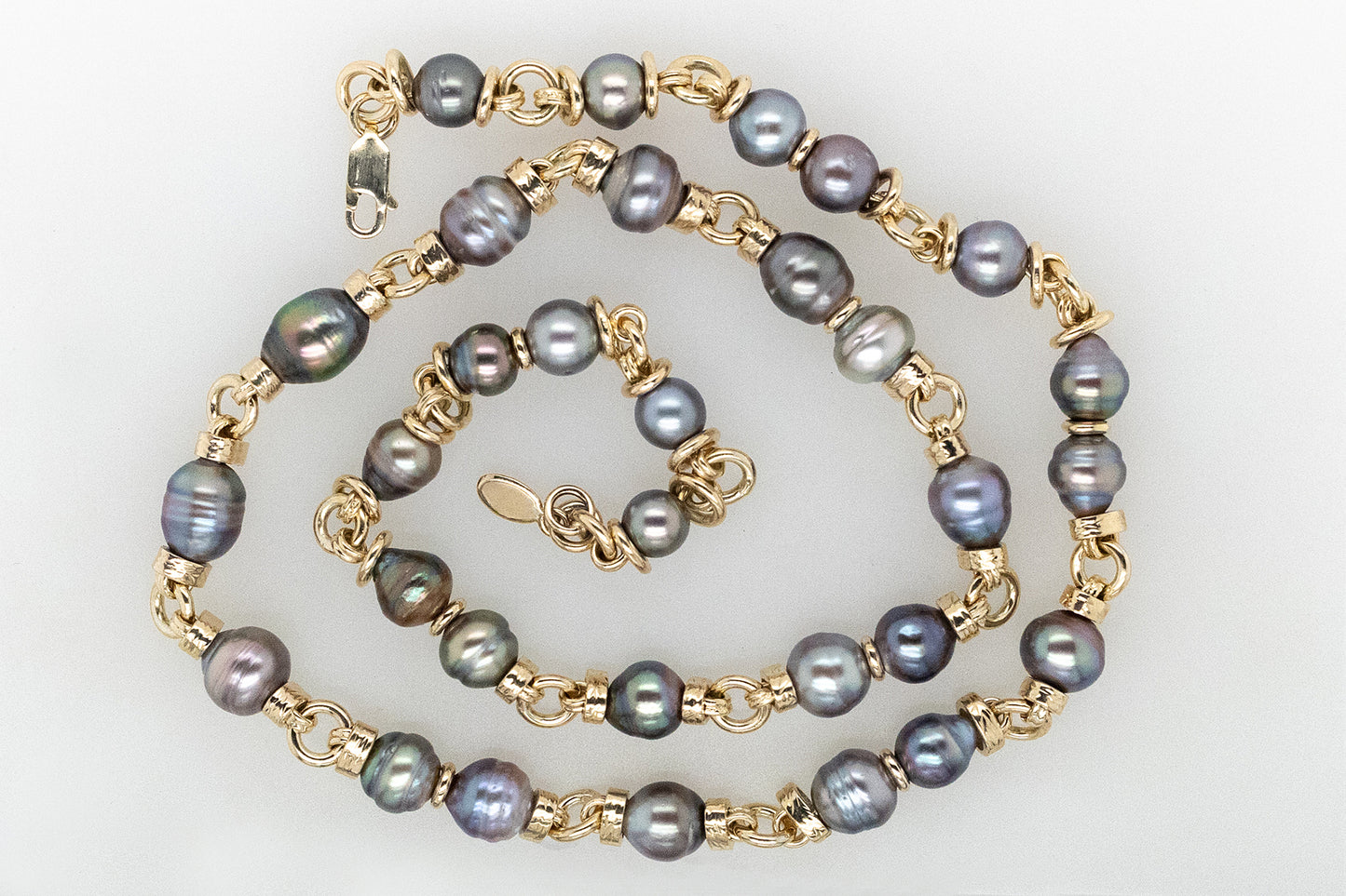 Abrolhos Pearl Chain Linked Necklace