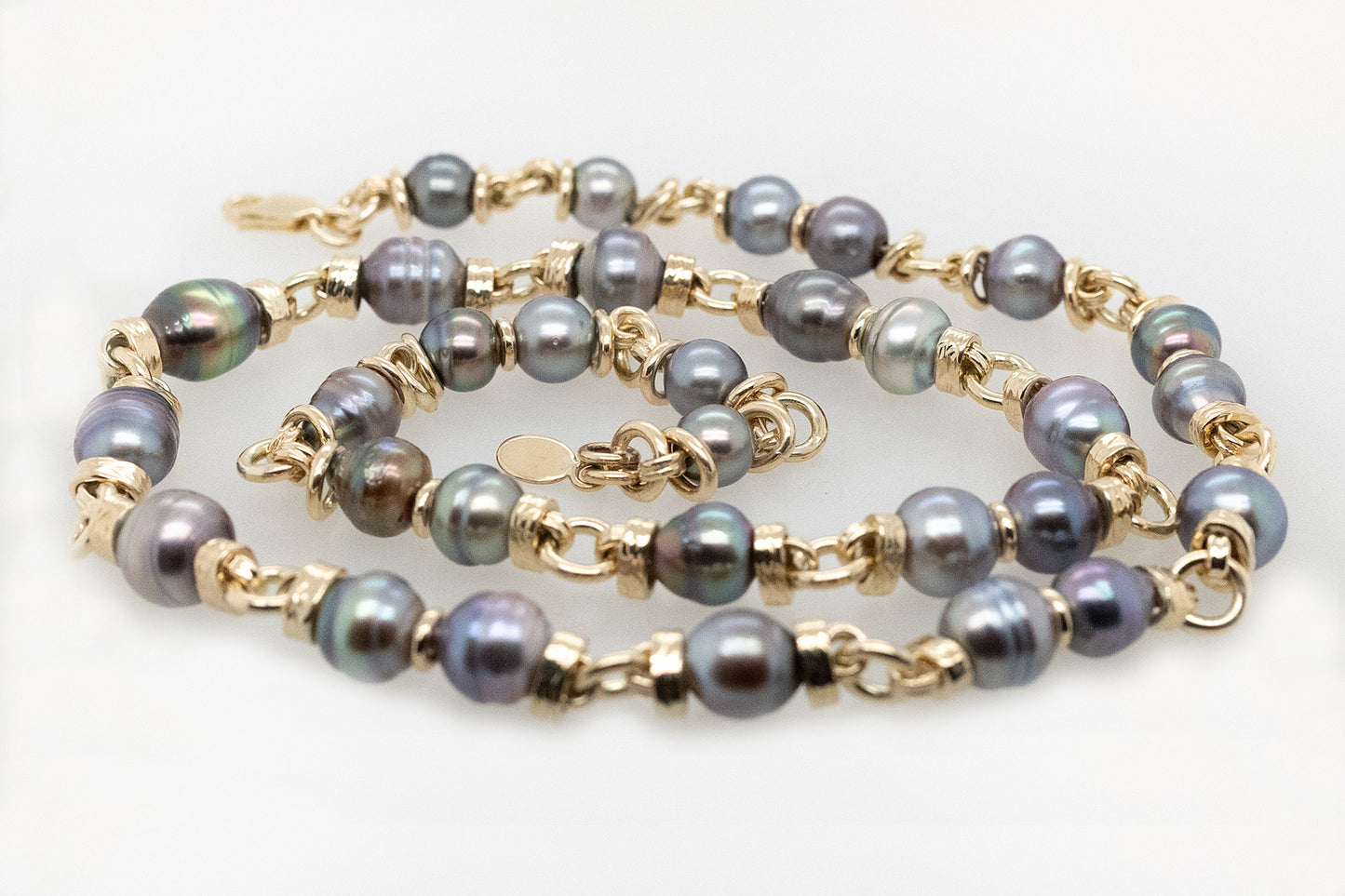 Abrolhos Pearl Chain Linked Necklace