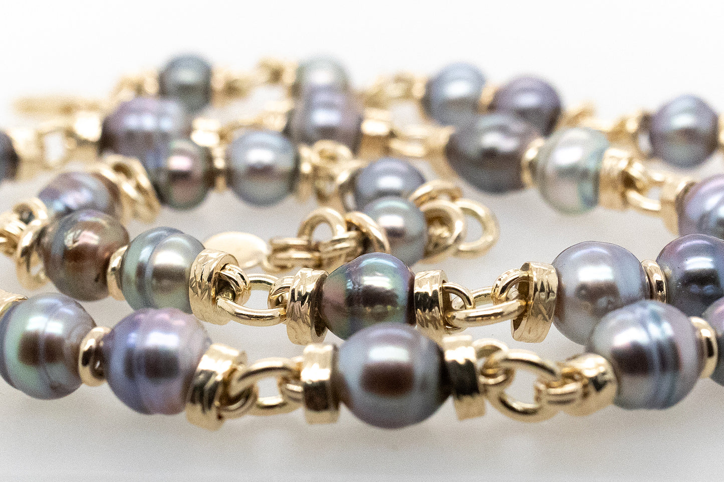 Abrolhos Pearl Chain Linked Necklace