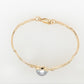 Abrolhos Pearl and Coloured stone, Geraldton Wax Hinged Cuff Bracelet