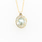 Knitted Mabe Pearl Pendant
