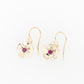 Geraldton Wax Garnet Earrings