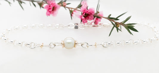 Abrolhos Island Pearl Anklet