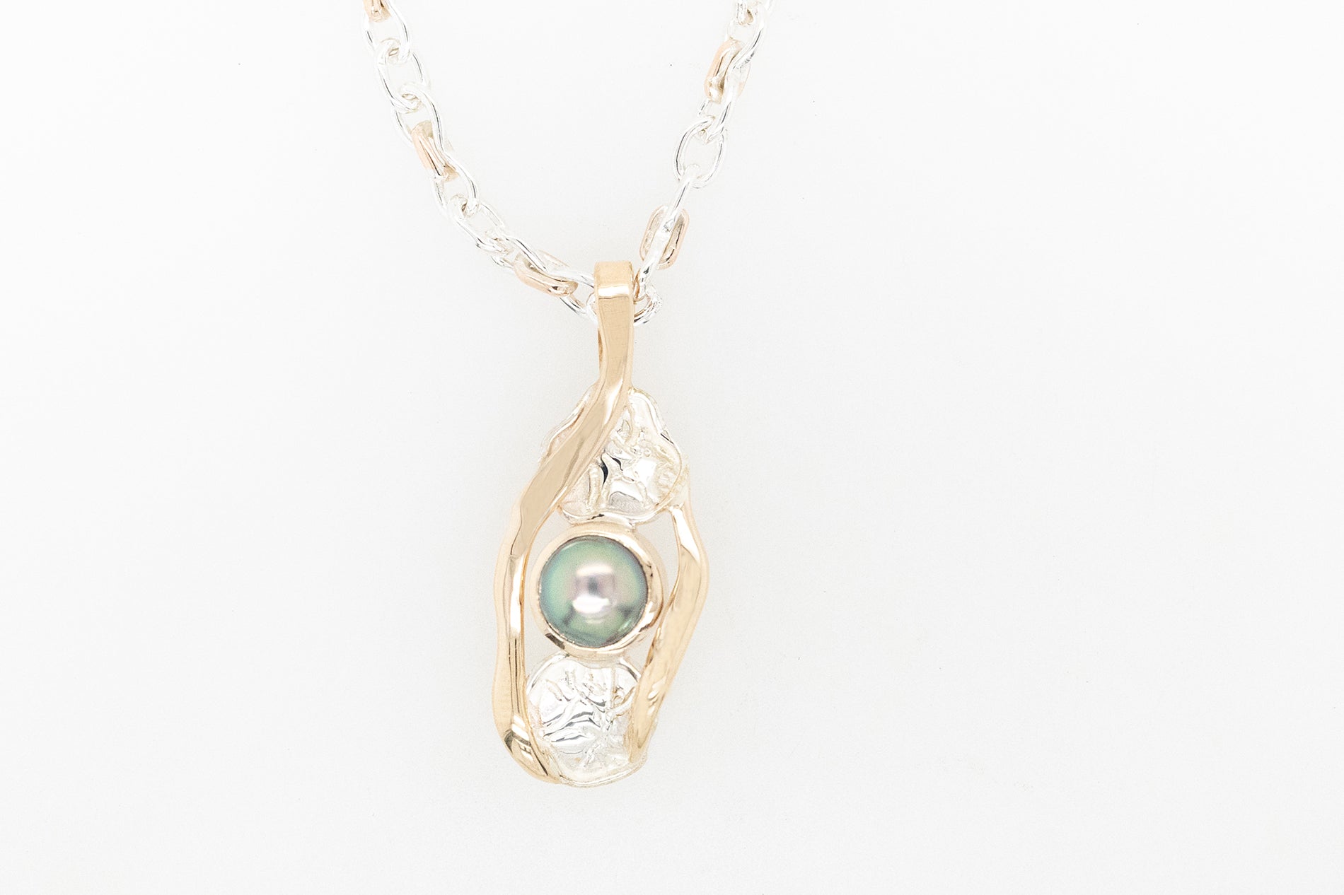 Double Island Pearl Pendant