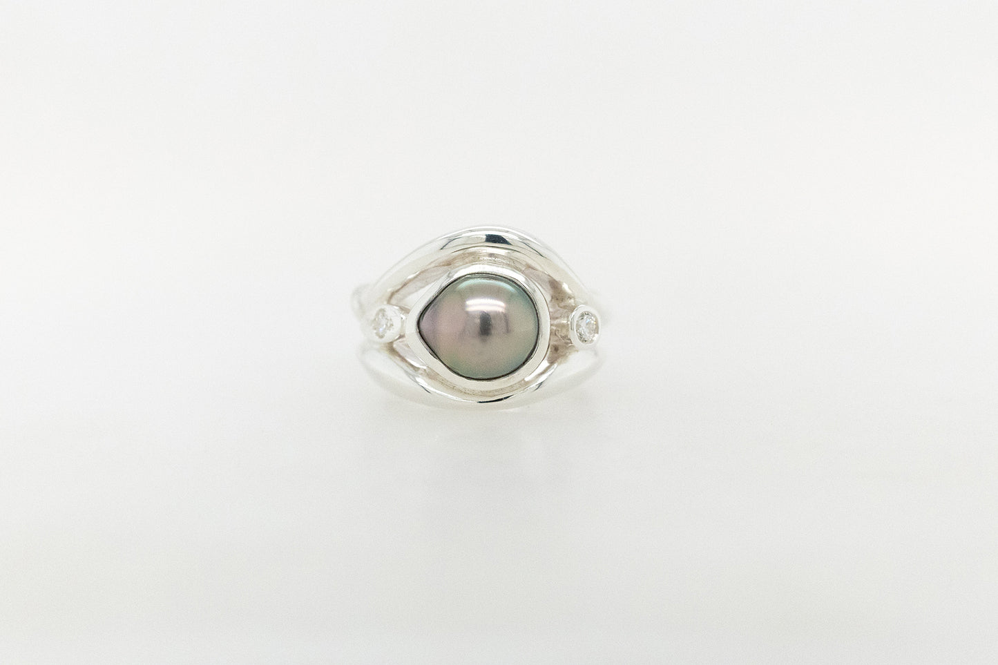 Pearl and Diamond Ring
