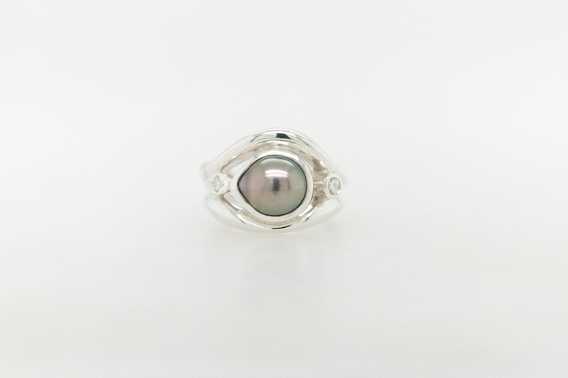 Pearl and Diamond Ring