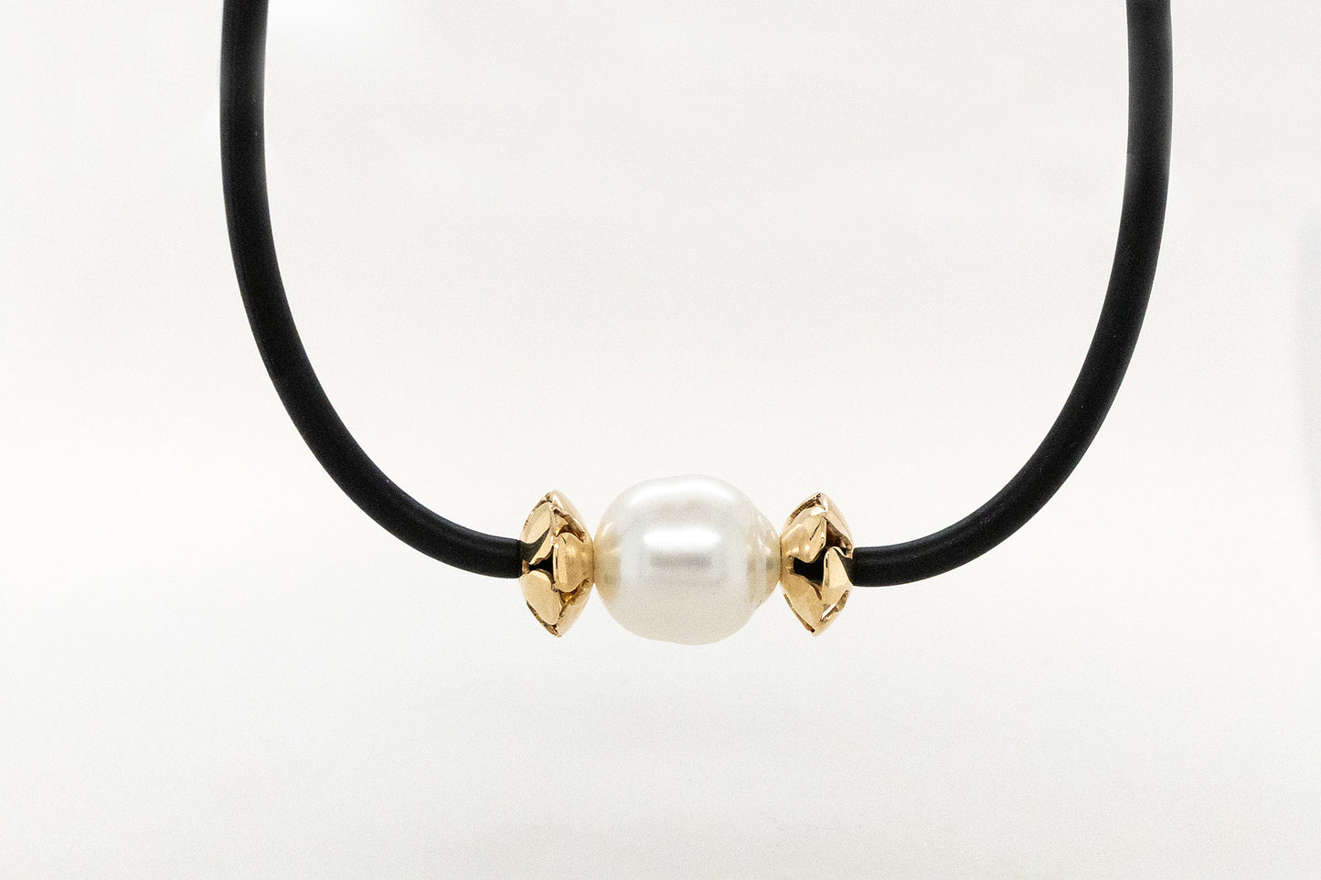Geraldton Wax Cygnet Bay Pearl Neoprene Necklace