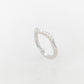 Contoured Diamond Wedding Ring 