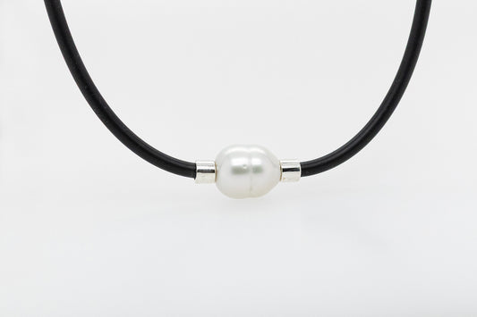 Cygnett Bay Baroque Pearl Neoprene Necklace