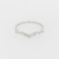 Marquise Diamond Curved Wedding Ring