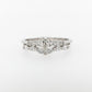 Marquise Diamond Curved Wedding Ring