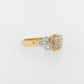1.336ct Cushion Cut Kimberly Champange Diamond Engagement Ring
