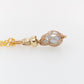 French Knitting Wrapped Abrolhos Pearl Pendant 
