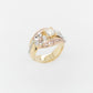 Argyle Pink and White Diamond Ring with Geraldton Flora Details