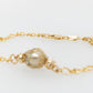French Knitted Akoya Pearl Figaro Bracelet