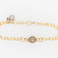 18/9ct Abrolhos Black Lipped Pearl French Knitted Bracelet