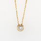 Diamond Pendant Bezel Set. 9Y. 0.31ct GH I1 IGI cert