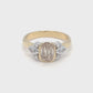 1.336ct Cushion Cut Kimberly Champange Diamond Engagement Ring