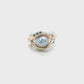 Abrolhos Pearl Ring with Blue Diamonds