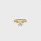 Cushion Cut Argyle Diamond Park-Lane Engagement Ring