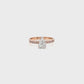 Engagement Ring 0.60ct Pear & Pink Diamonds