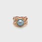Coral Reef Diamond & Pearl Ring