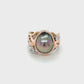 Diamond & Abrolhos Island Mabe Pearl Ring