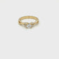 Engagement Ring 0.40ct G & 6PP Pink Diamonds