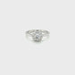 Halo Engagement Ring 0.50ct