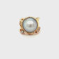 Pink Diamond & Mabe Pearl Ring