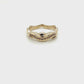 Wedding Ring Champagne and Black Diamonds