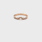 Millgrain Curved Wedding Ring