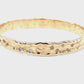Embossed Molten Diamond Bangle