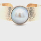 Mabe Pearl Embossed Cuff