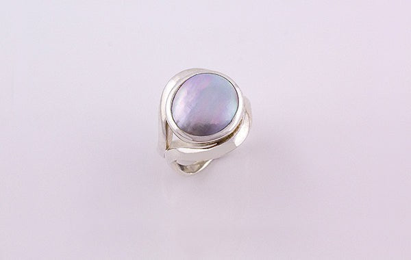Abrolhos Mabe Pearl Ring SS Size Q